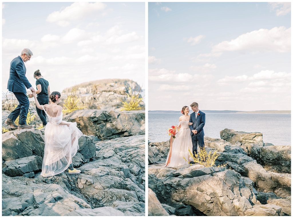 maine elopement at Acadia National Park