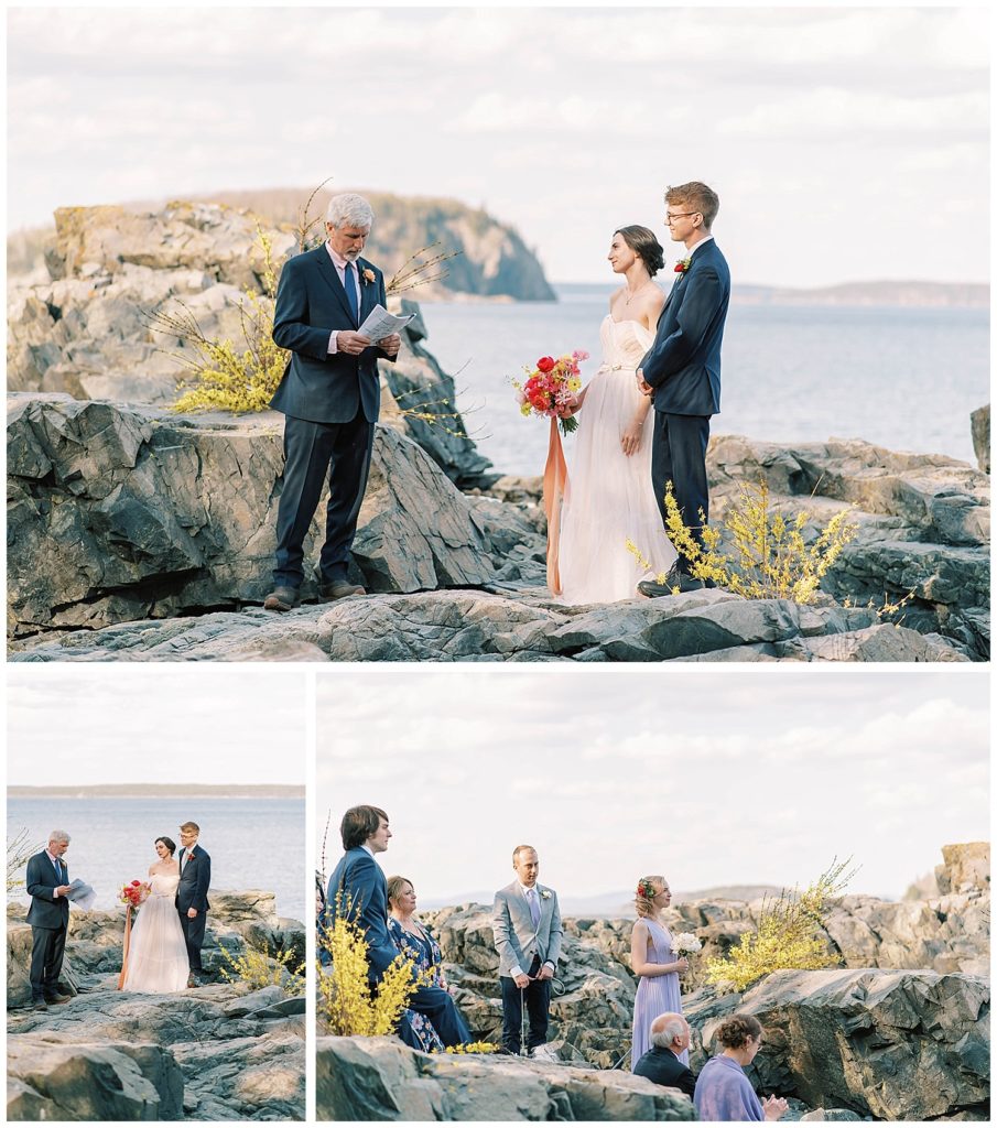 elopement ceremony in Maine