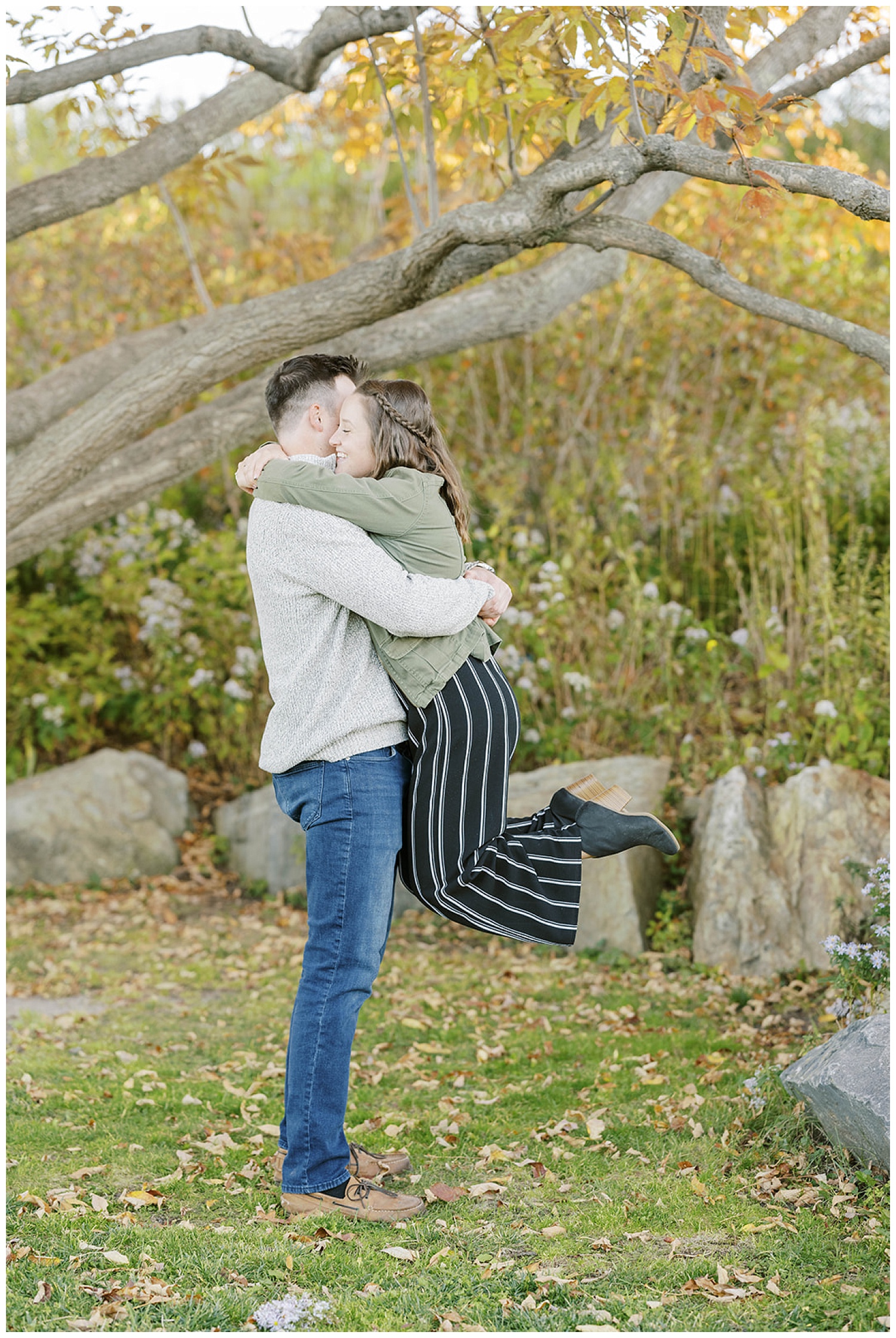 Maine engagement session at Fort Williams Park