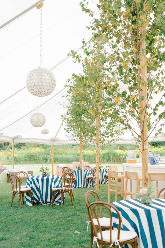 Tabletop details photographed during a Vermont wedding welcome party, reflecting warmth and intentional styling.